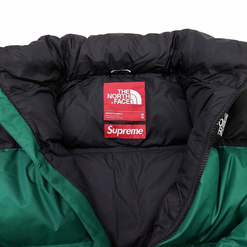 シュプリーム SUPREME x The North Face Nuptse Jacket Green 24FW 