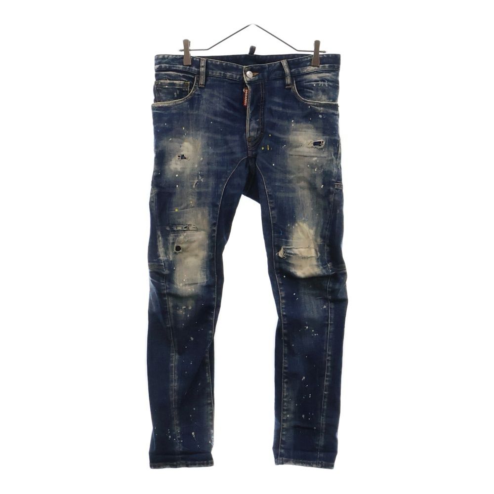 DSQUARED2 ディースクエアード Tidy Biker 46 インディゴ DSQUARED2 - Tidy Biker Jean / タイディ バイカー ジーンズ