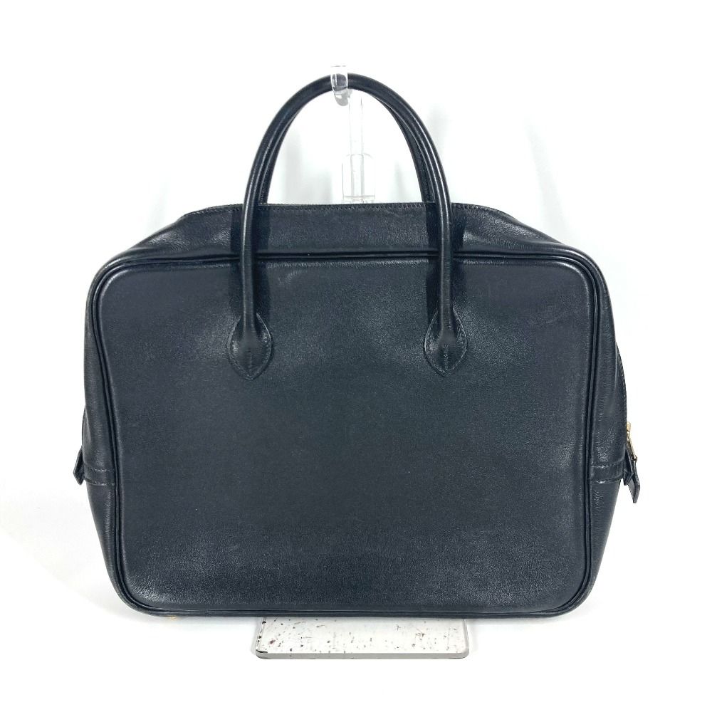HERMES エルメス ビジネスバッグ エッフェル レザー ブラック