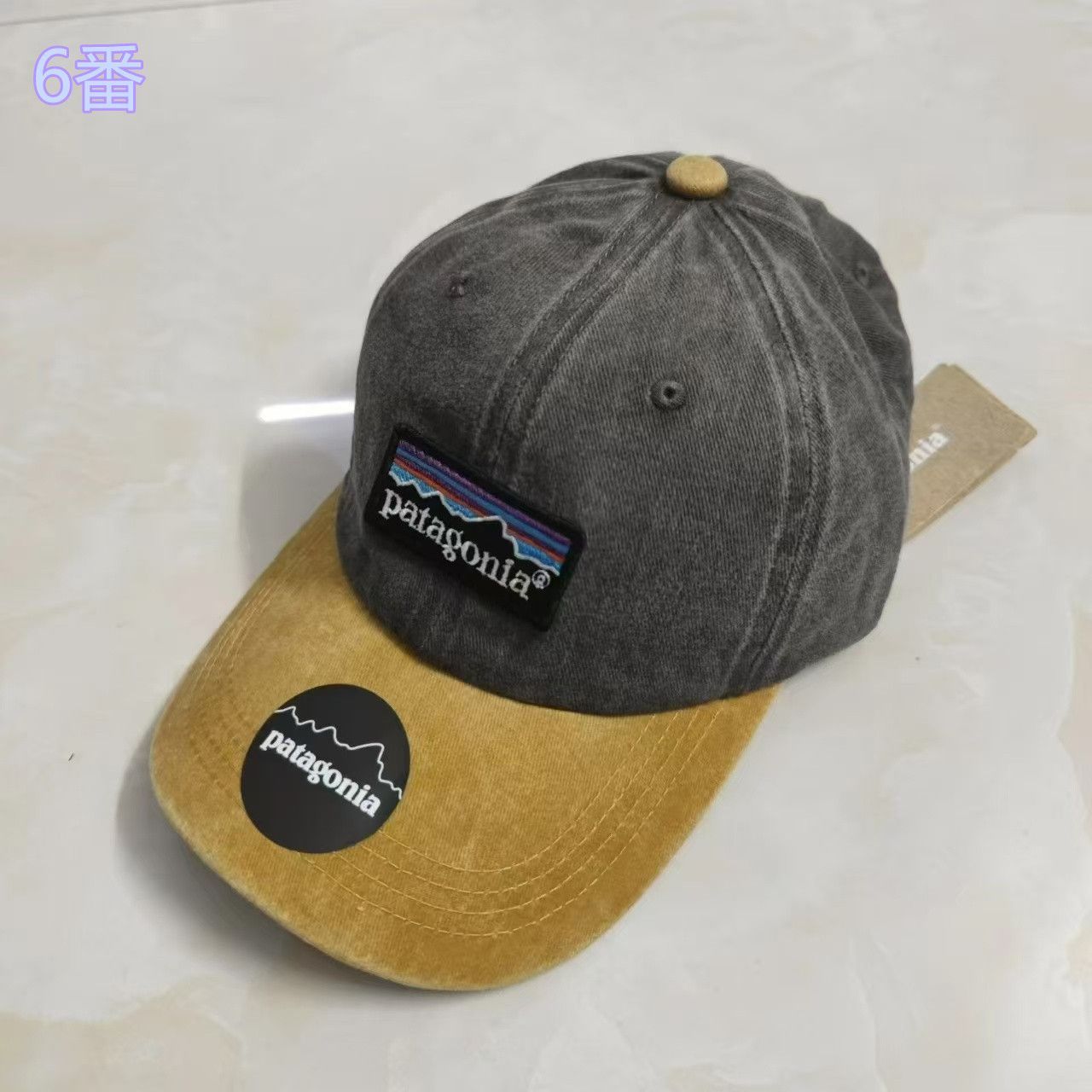新品未使用 パタゴニア patagonia ロゴバイカラーキャップ - メルカリ