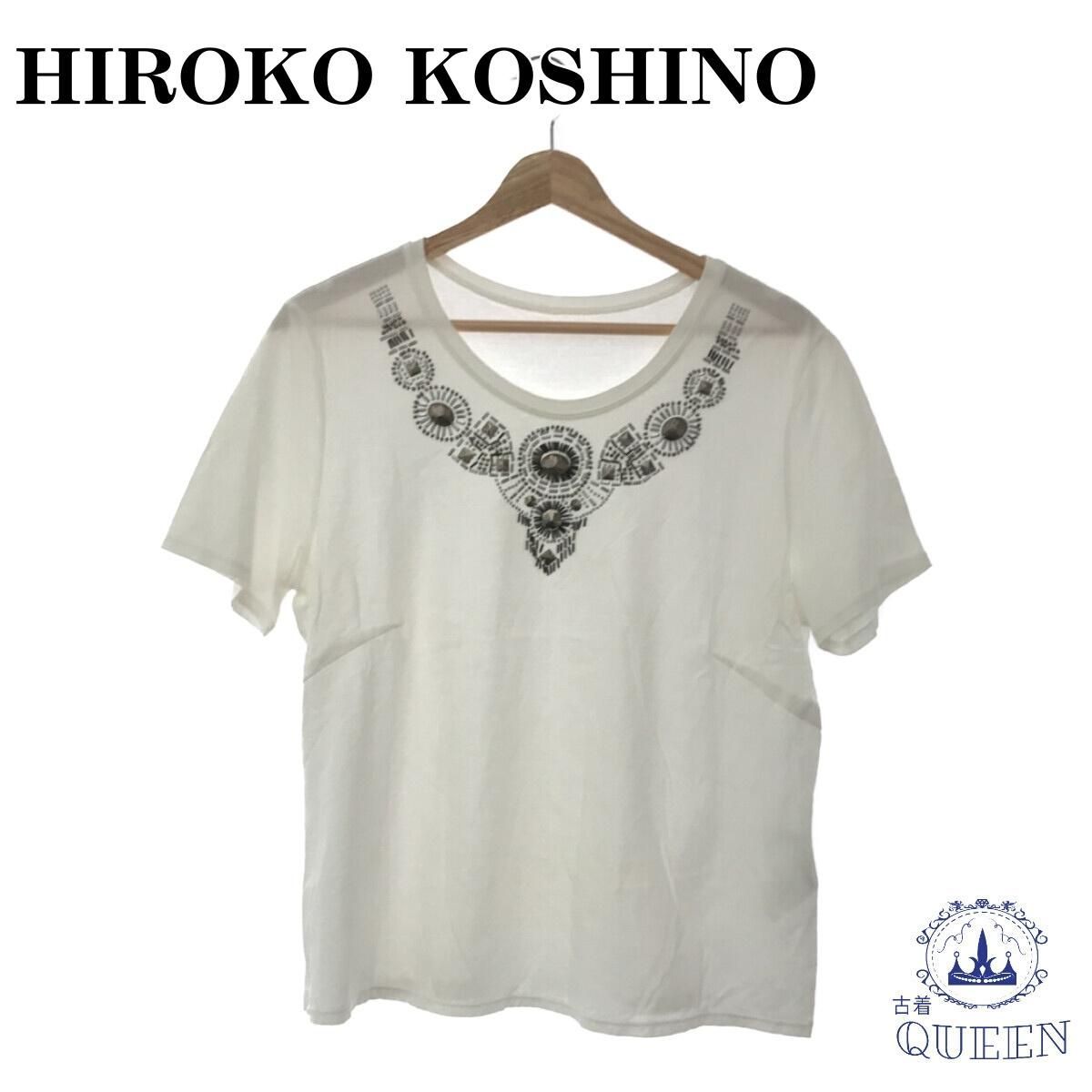 HIROKO KOSHINO ヒロココシノ トップス Tシャツ クルーネック - トップス