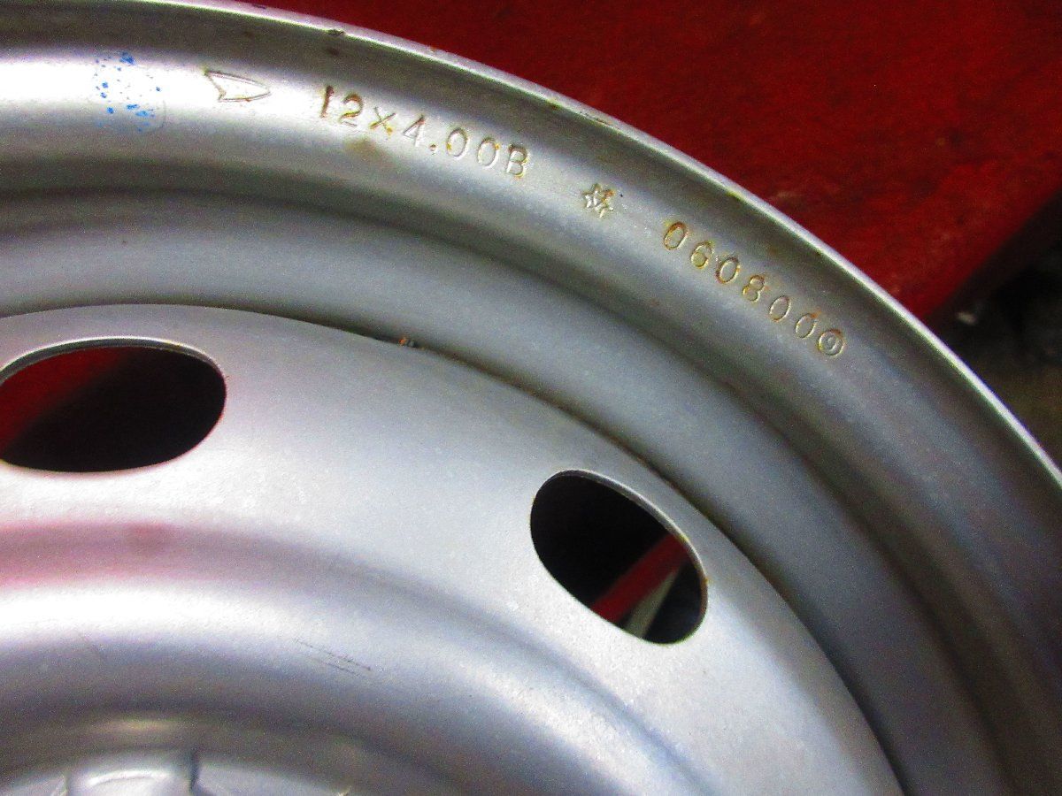 スチール ホイール 4本 ダイハツ ハイゼット アトレー 純正12×4.00B 4