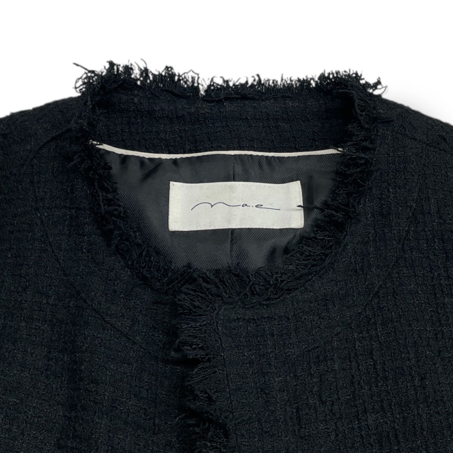 na.eナエ novel tweed vest ツイードベスト ブラック Na.e ナエ