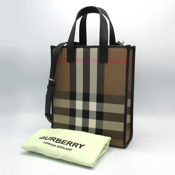 town　バーバリー バーバリー トートバッグ BURBERRY チェック柄 ブック スモール トート