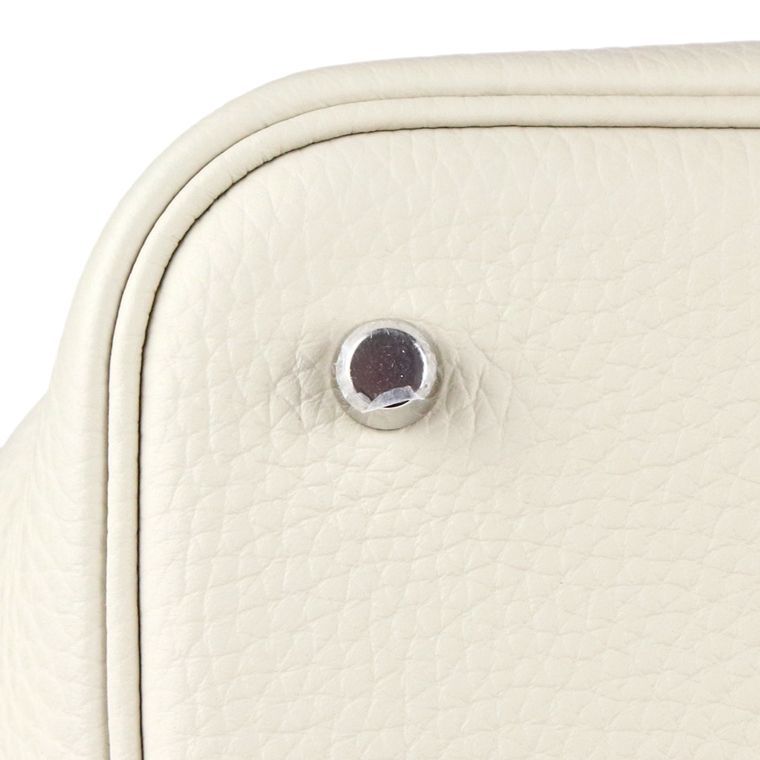 エルメス ピコタンロック 22 MM ホワイト トリヨンクレマンス ハンドバッグ エルメス ピコタンロック22/MM ホワイト トリヨンクレマンス