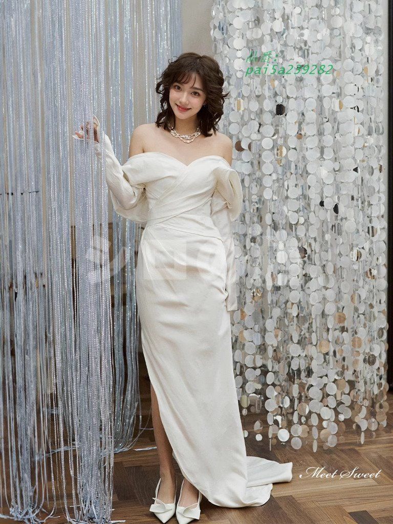 ロングドレス スレンダーライン