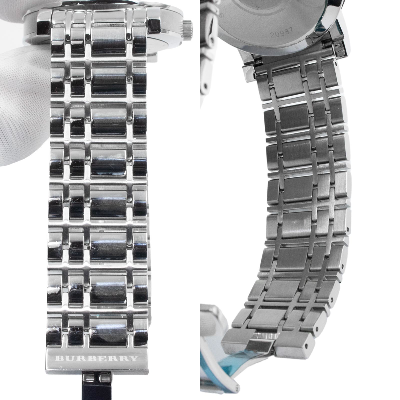 BURBERRY クォーツ腕時計 シルバー/グレー