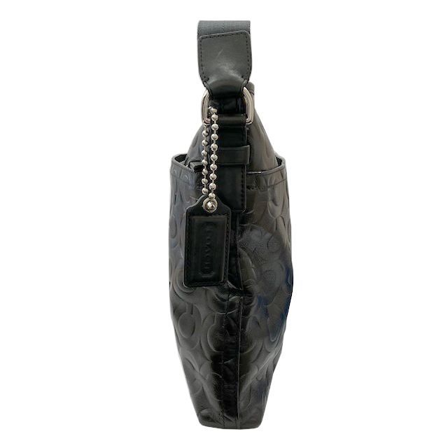 COACH コーチ ショルダーバッグ 70248 ブラック レザー 斜め掛け