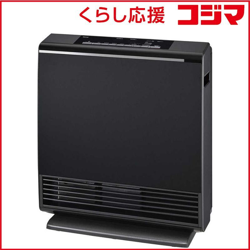 未開封 リンナイ Rinnai プラズマクラスター技術搭載ガスファンヒーター A-style マットブラック 都市ガス12 13A 木造12畳まで コンクリート16畳まで RC-A4401NP-MB ♥ 送料無料