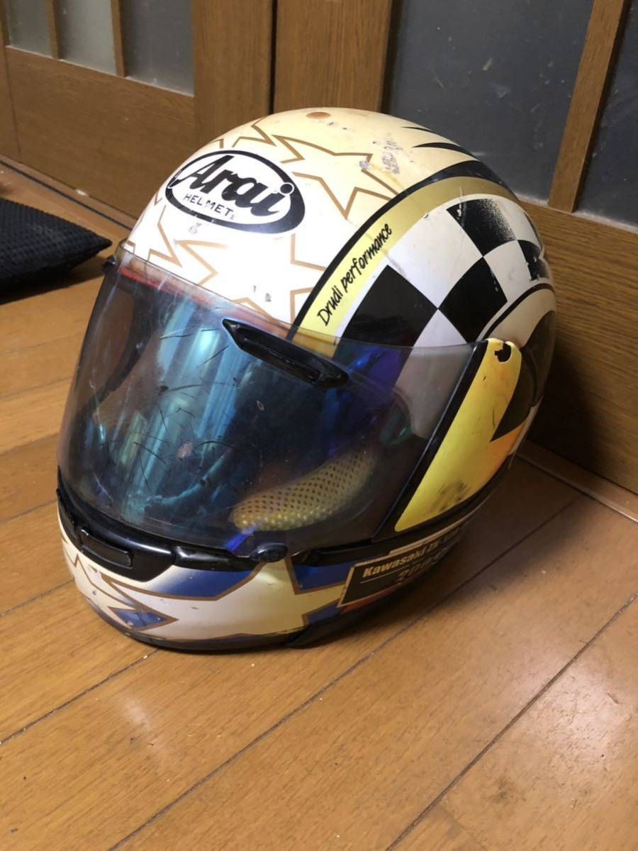 Arai ケビンシュワンツレプリカヘルメット たぶんMサイズ ジャンク 