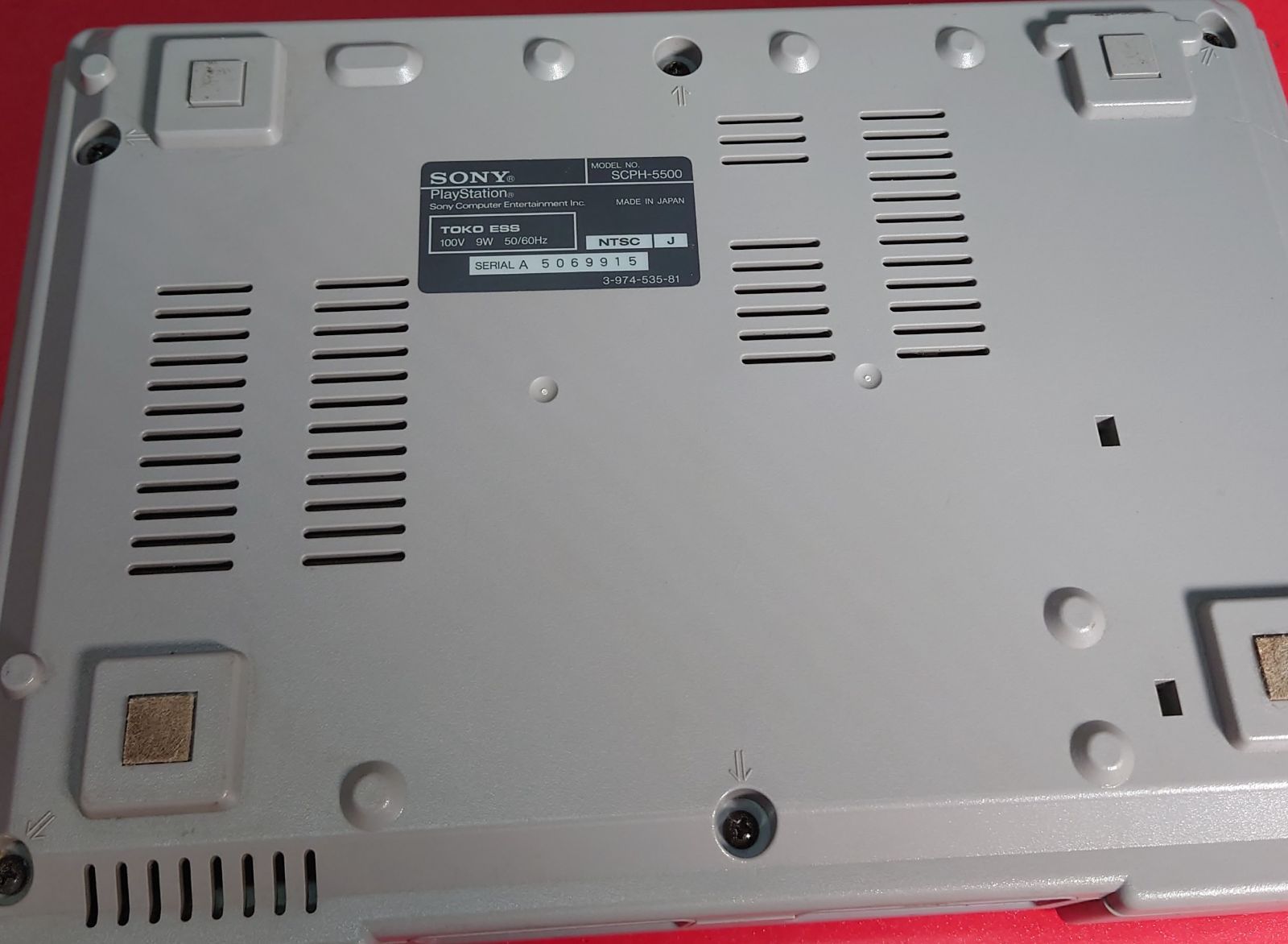 PSゲーム機本体（SCPH-5500）&CNT2台＆GMSO5種類 PlayStation - PlayStation SCPH-5500 本体の通販 by めけお's