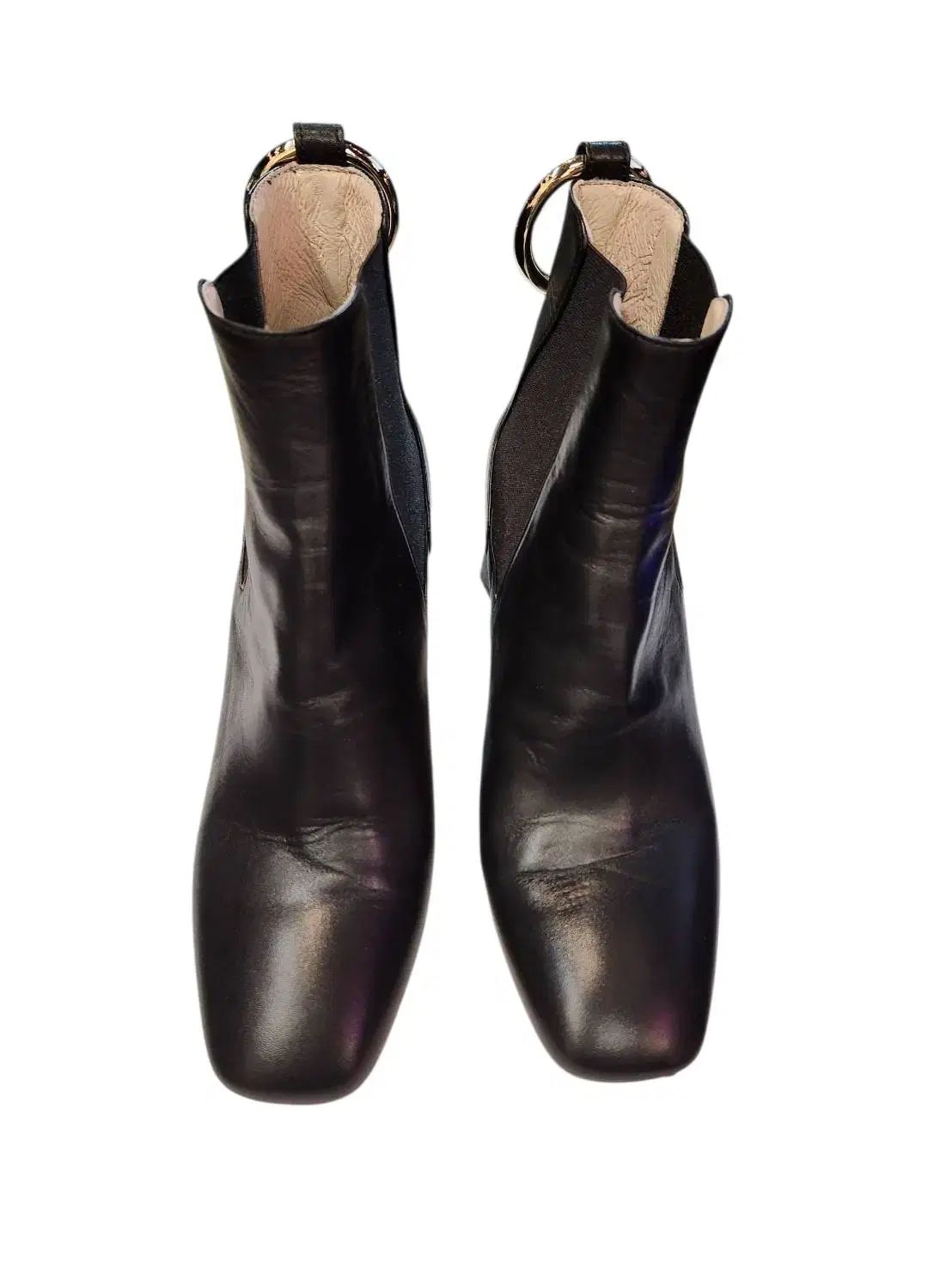 235 シューコンマボニー アンクルブーツ ブラック 1016