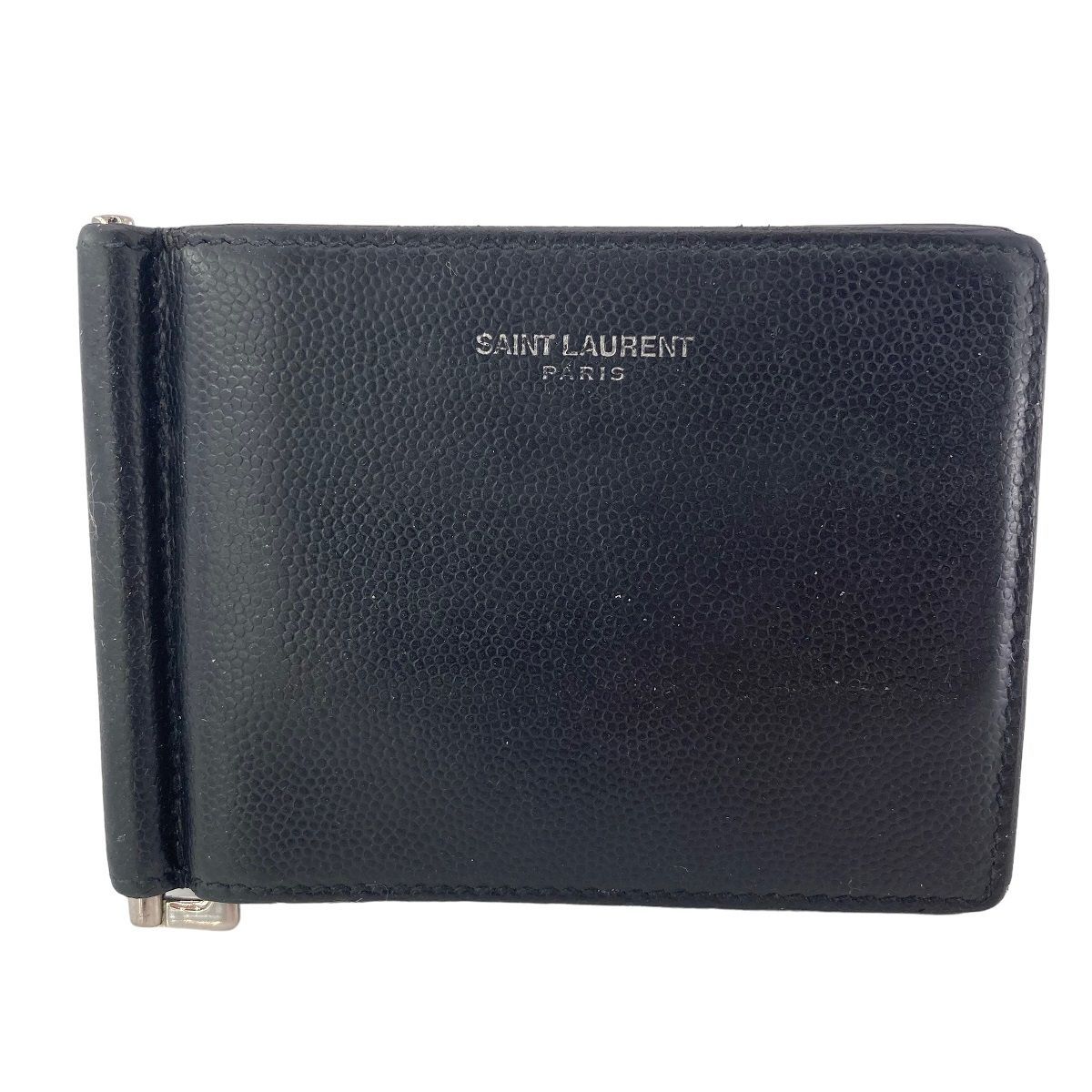 中古】 Saint Laurent サンローラン ビルクリップウォレット