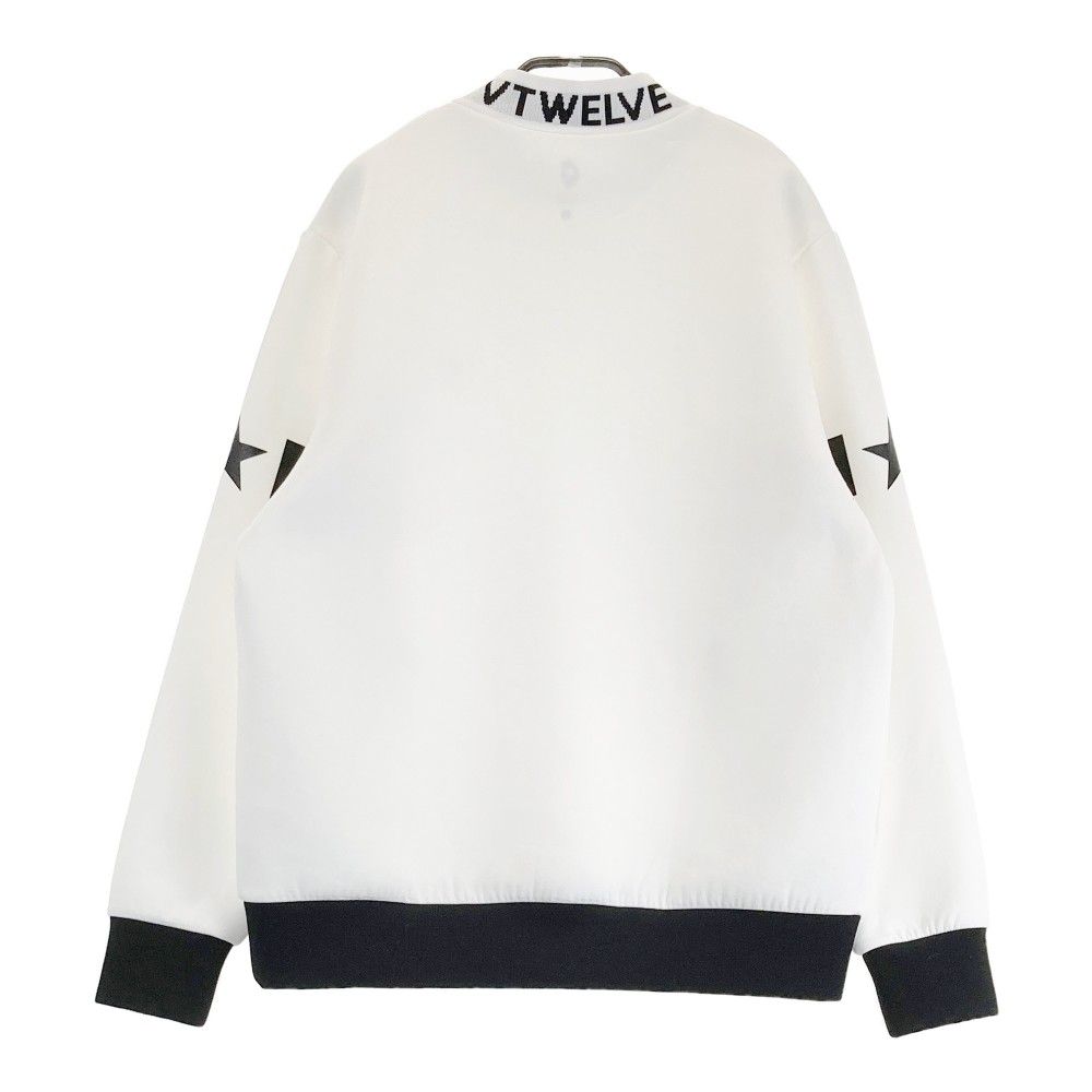 V12 ヴィトゥエルヴ モックネック 長袖 スウェット トレーナー ゴルフ