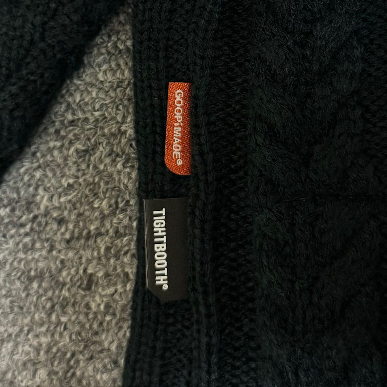 goopimade tightbooth コラボ セーター グーピーメイド