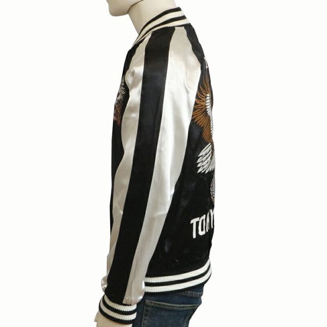 クローズ ワースト スカジャン L リバーシブル レーヨン 高橋ヒロシ VANSON CROWS×WORST クローズ・ワースト スカジャン CRJK-2301