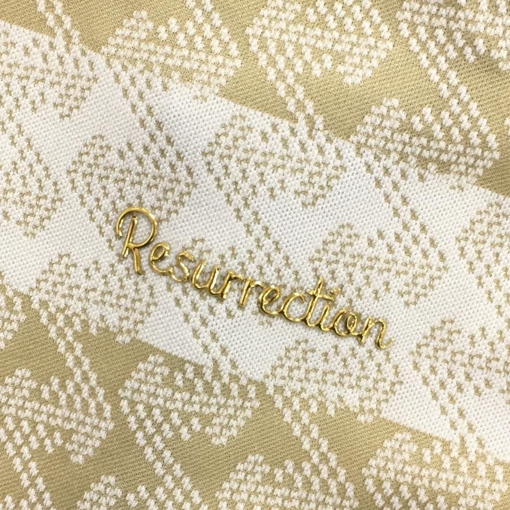 美品】レザレクション ハイネックノースリーブシャツ 白
