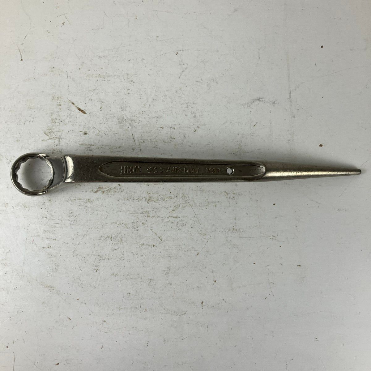 ЗЗJIRO 32mm チタン 片口メガネレンチ M20 シルバー