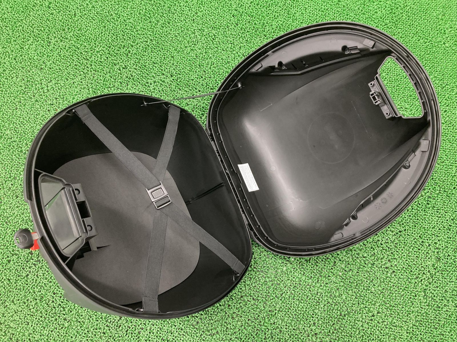 K-MAX製 リアボックス 社外 中古 バイク 部品 鍵 ベース付き トップ