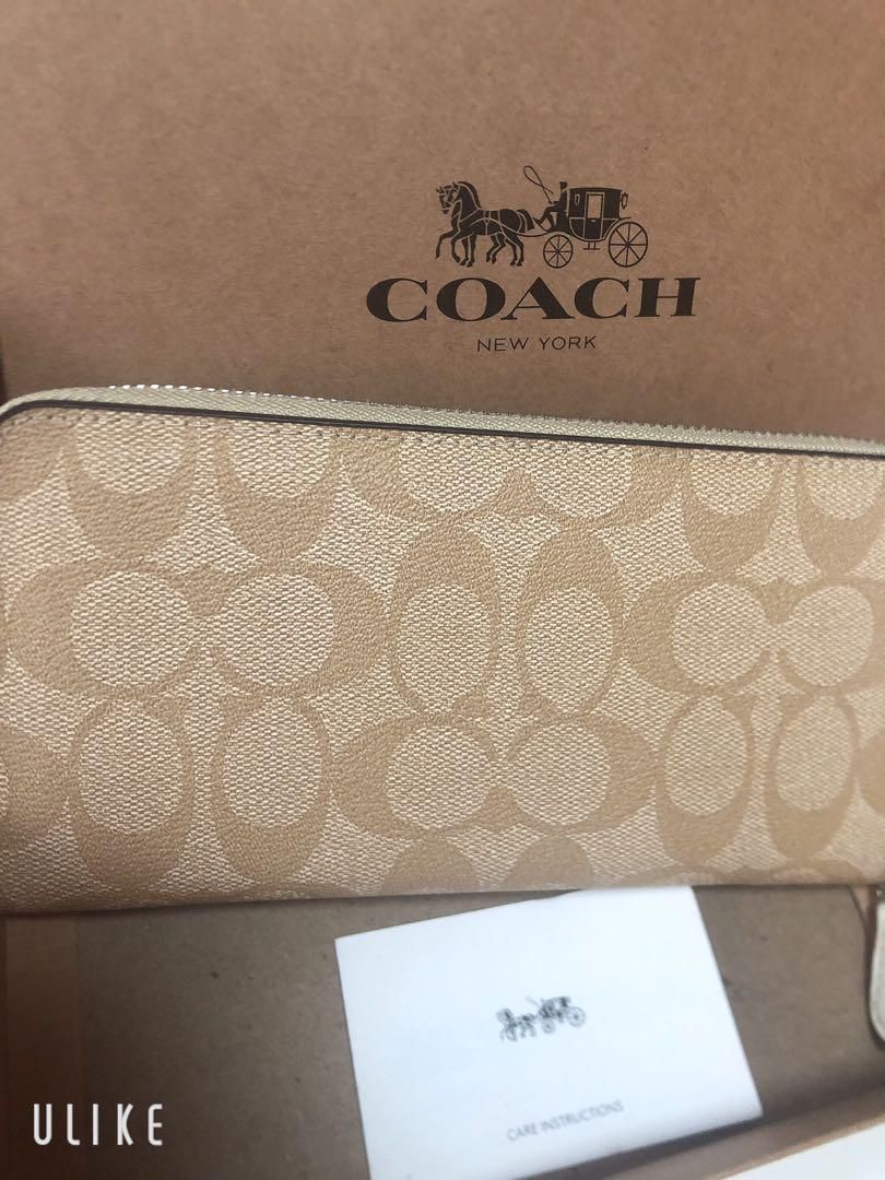 新品☆未使用】COACH コーチ×ディズニー ミニーワッペン長財