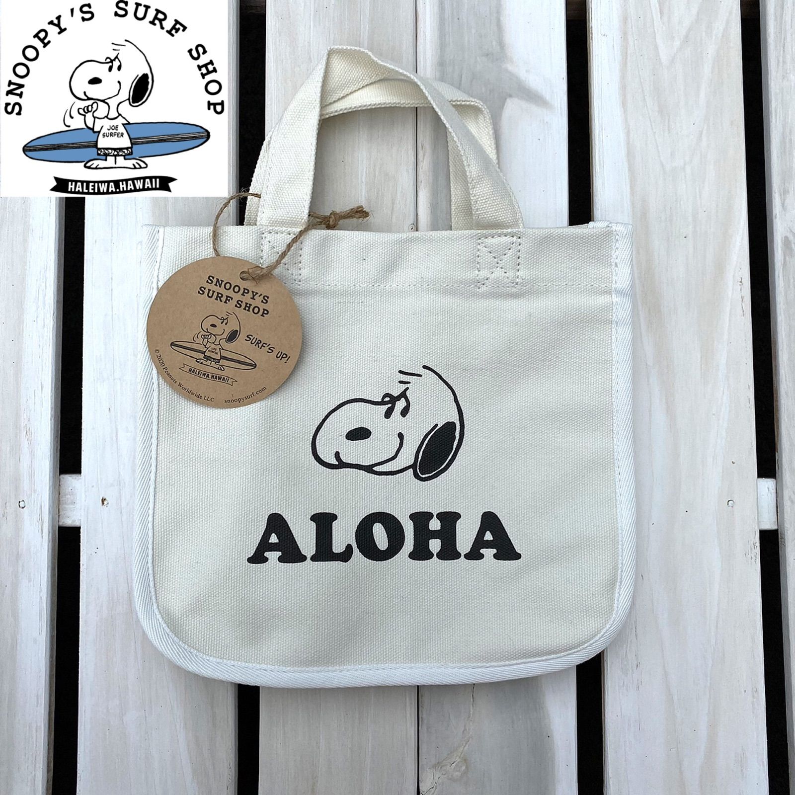 SNOOPY'S SURF SHOP バッグ SNOOPY ハレイワハワイ限定 Snoopy サーフ