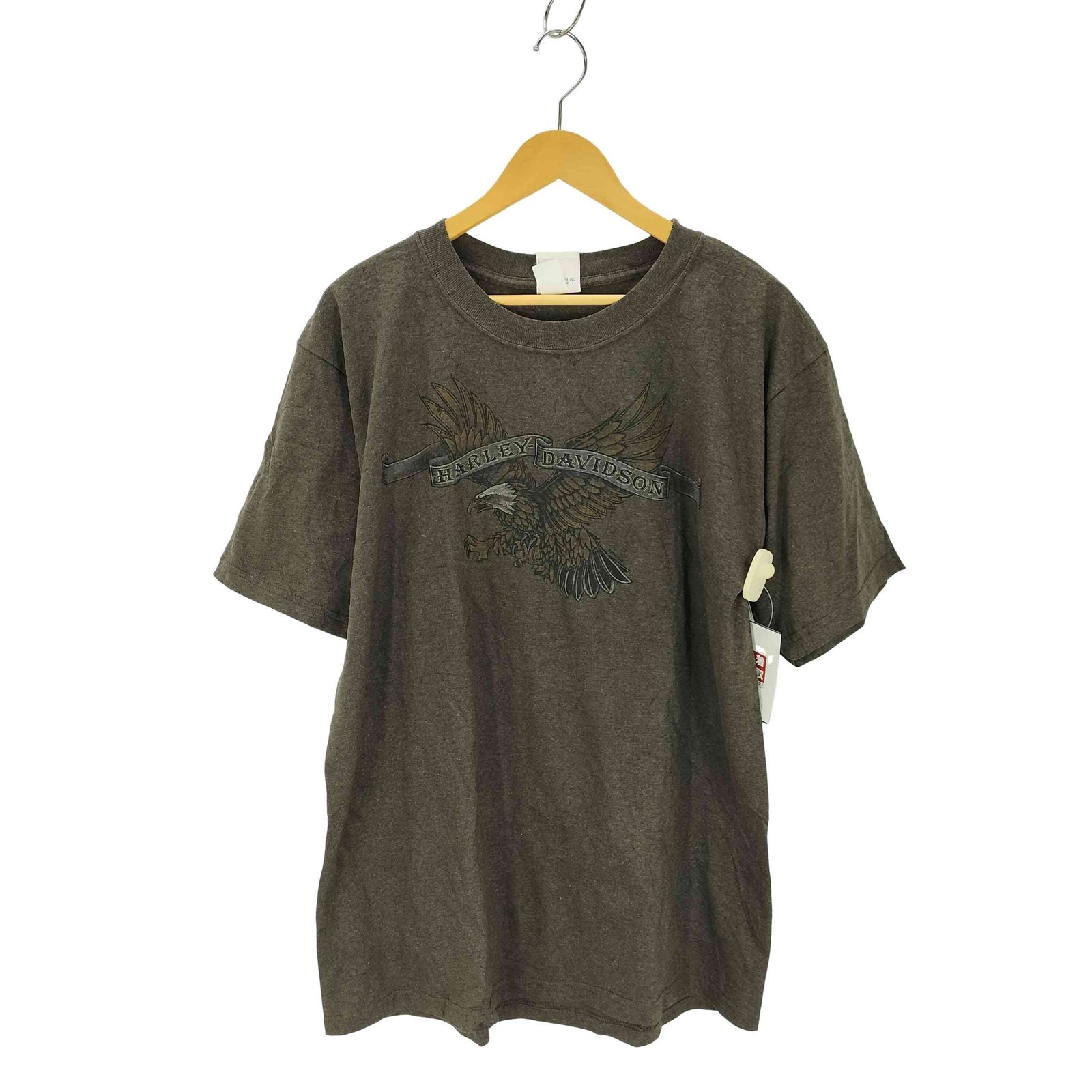 USA製 ハーレーダビッドソンTシャツ 両面プリント 黒 L フェード