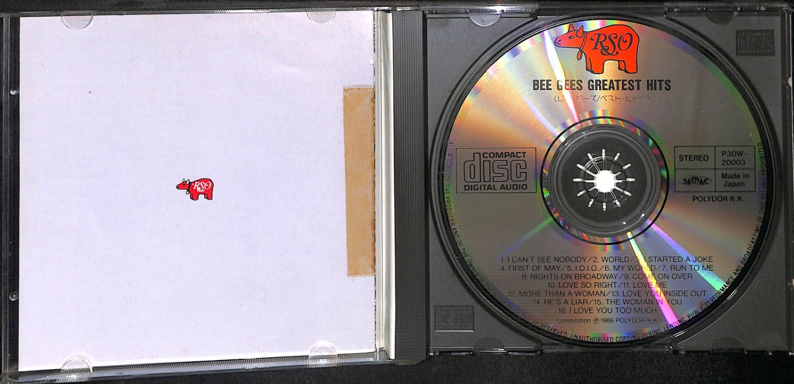 シール帯付きCD】Bee Gees Greatest Hits ビー・ジーズ ベスト