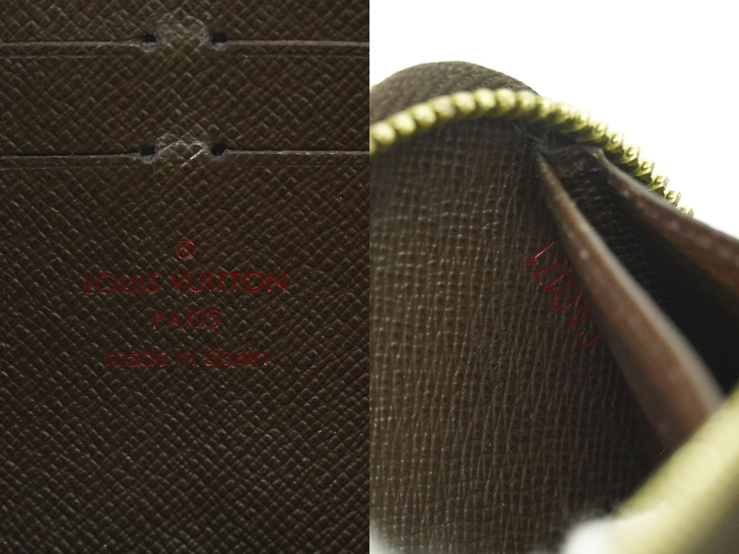 本物 ルイヴィトン LOUIS VUITTON LV ジッピーウォレット ダミエ  
