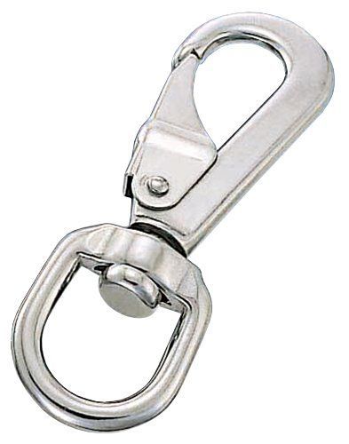 ステンレス金具 アイスナップ 線径5 mm 全長90 使用荷重40 kgf