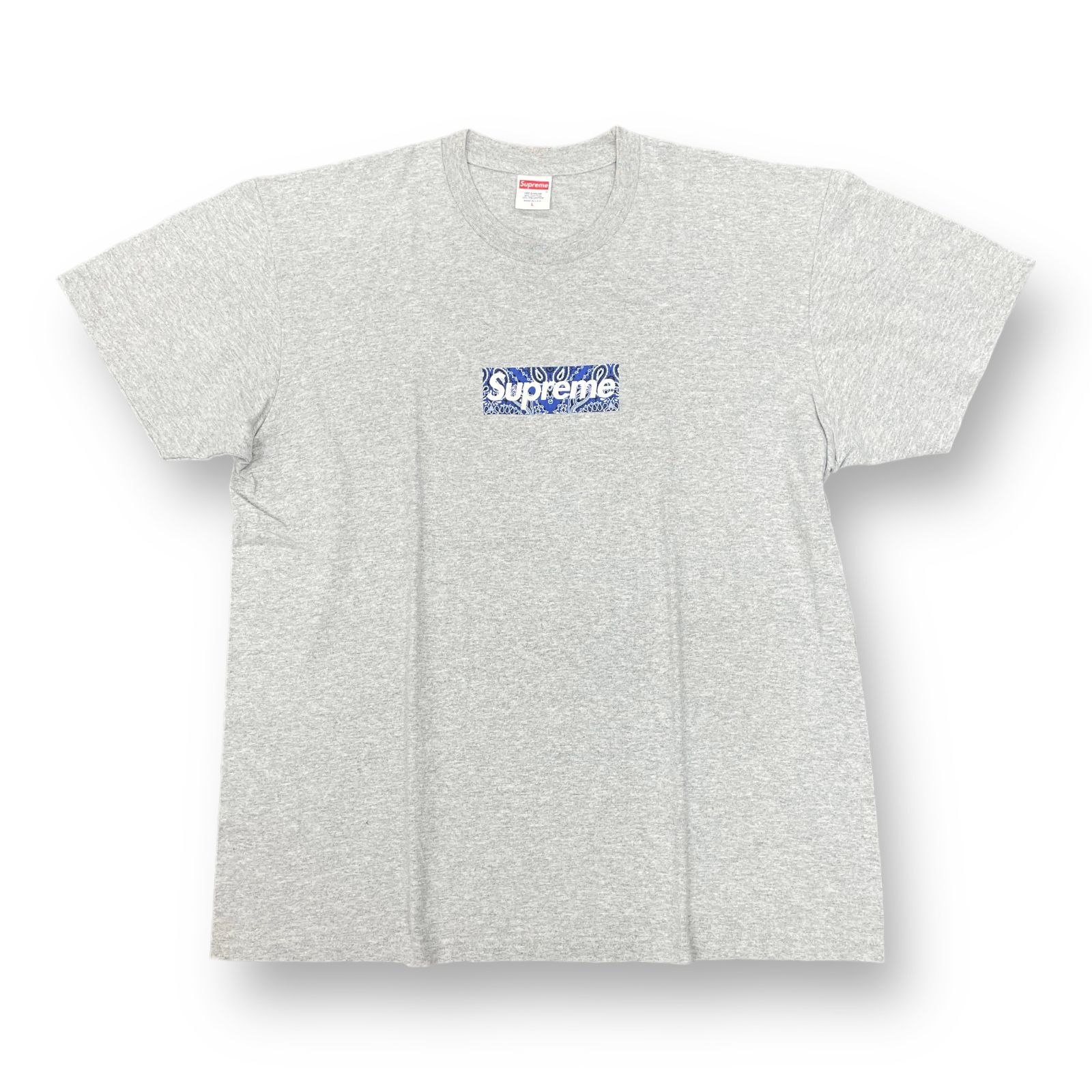 Supreme 2019A/W Bandana BoxロゴTシャツ L 赤 新品カラーはレッド