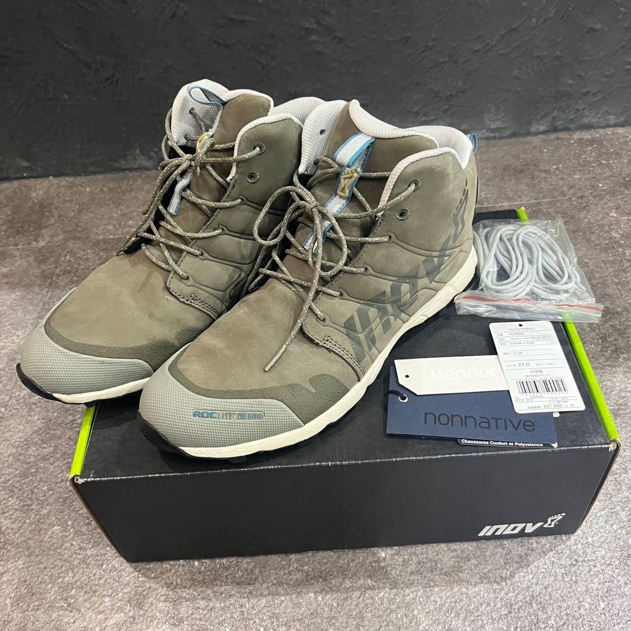 nonnative × inov-8 ROCLITE 286GTX ノンネイティブ 別注 ゴアテックス 