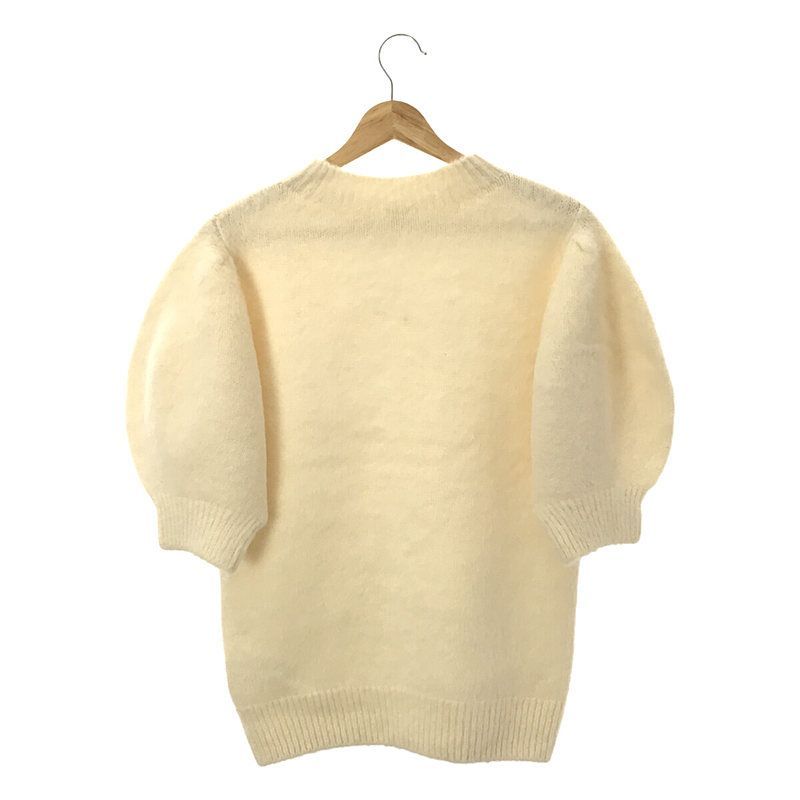 EFFE BEAMS / エッフェビームス | 2020AW | アルパカウール ショートスリーブニット | F | オフホワイト | レディース EFFE BEAMS / エッフェビームス | 2020AW | アルパカウール ショート
