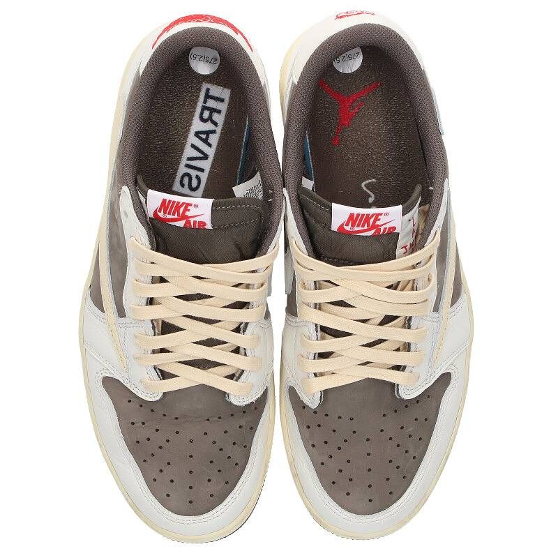 ナイキ ×トラヴィススコット Travis Scott AIR JORDAN 1 LOW OG REVERSE MOCHA DM7866-162  エアジョーダン1レトロロウオージースニーカー メンズ 27.5cm