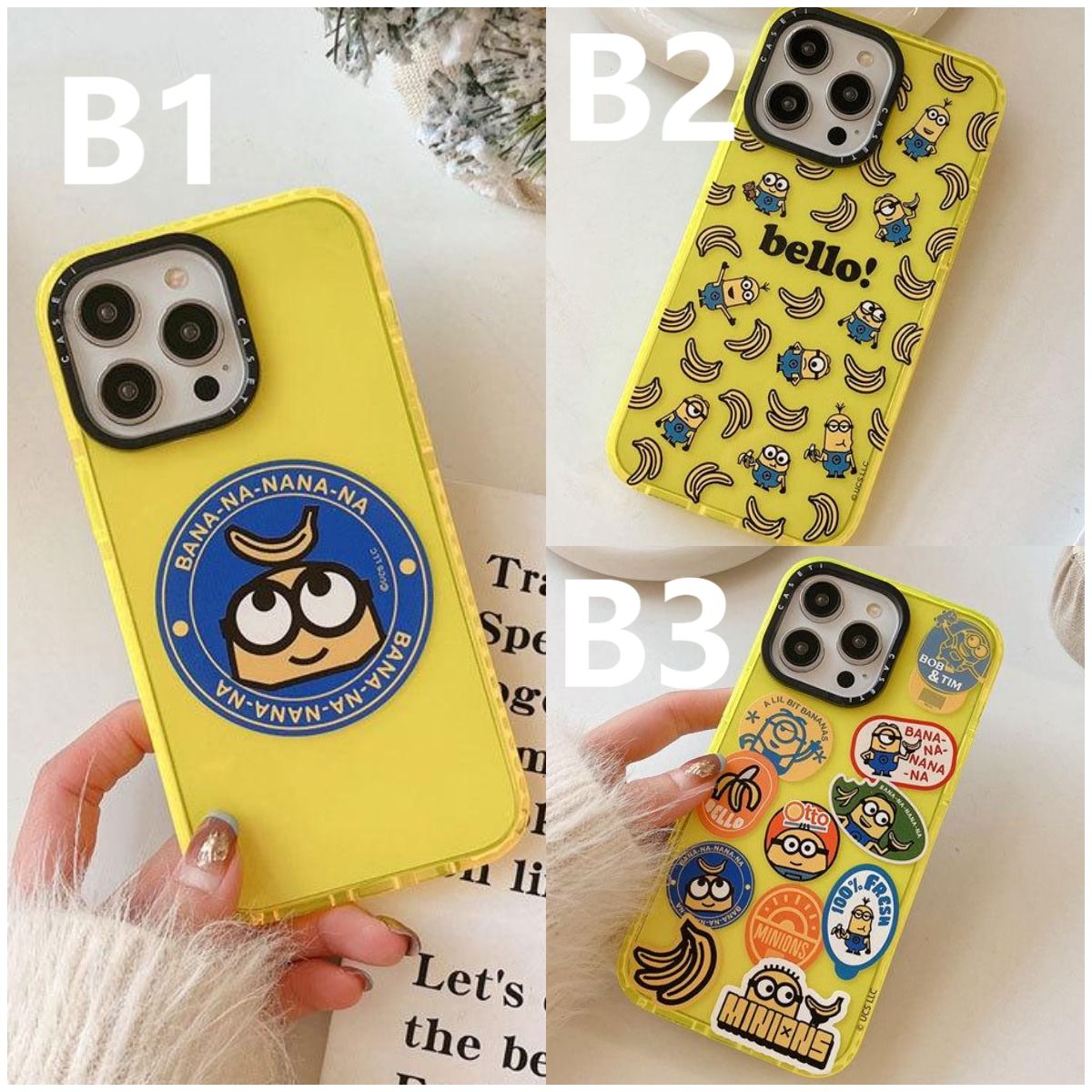 Casetify×Minions スマホケース ミニオン iphoneケース 透明ケース 衝擊吸收 多機種対応 可愛いケース iphone15pro ケース iphone14ケース iPhone13promaxケース - メルカリ