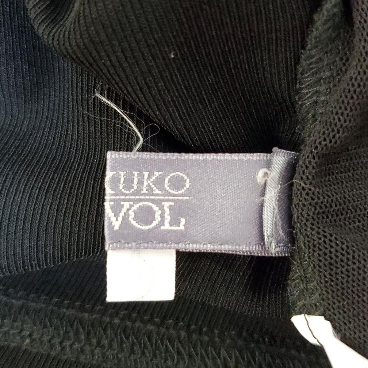 トクコ プルミエヴォル カーディガン サイズ9 M レディース - 黒×パープル×マルチ 長袖|フラワー 花 |スパンコール VIDAFM_ORG