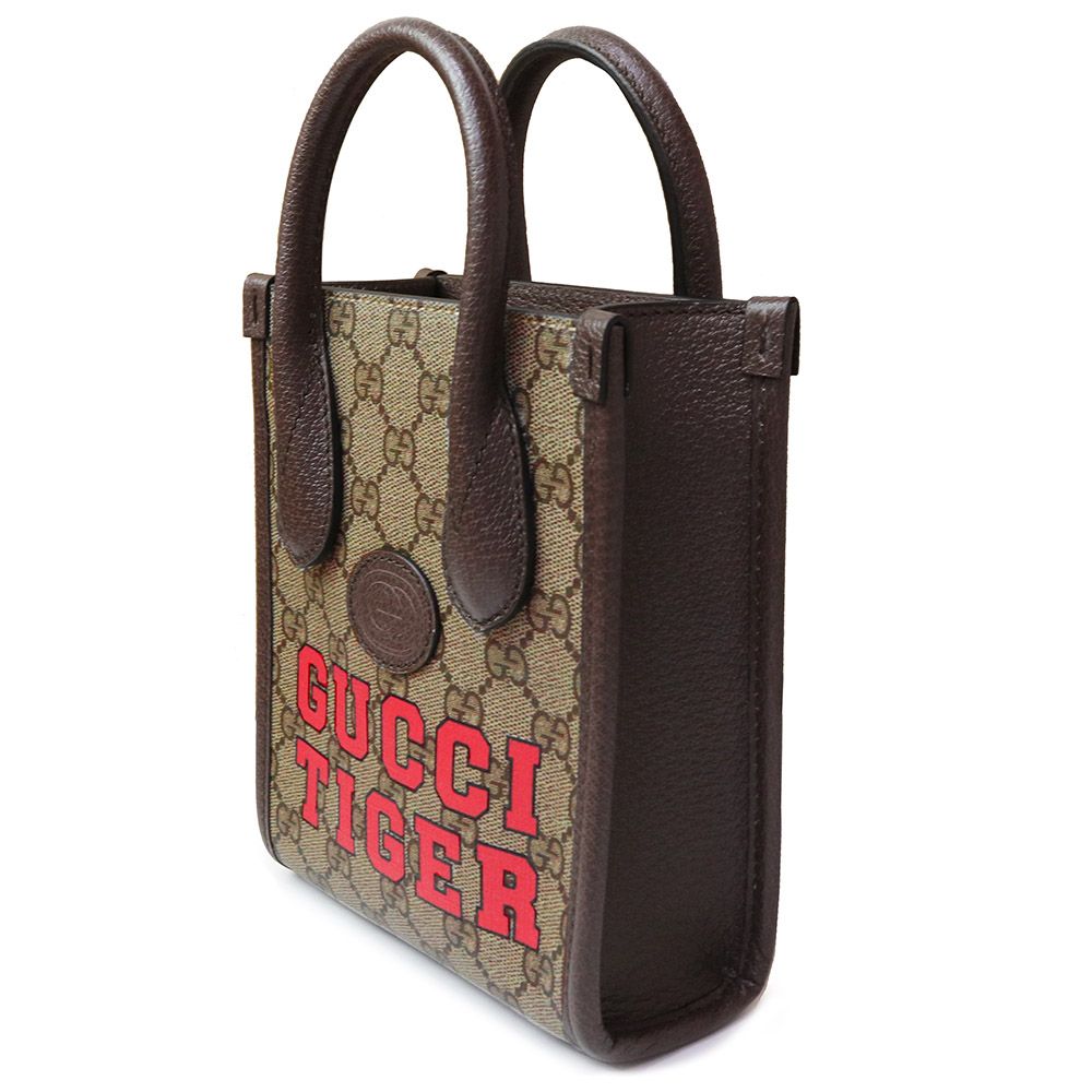 グッチ GUCCI インターロッキングG TIGER ミニ トート ショルダー