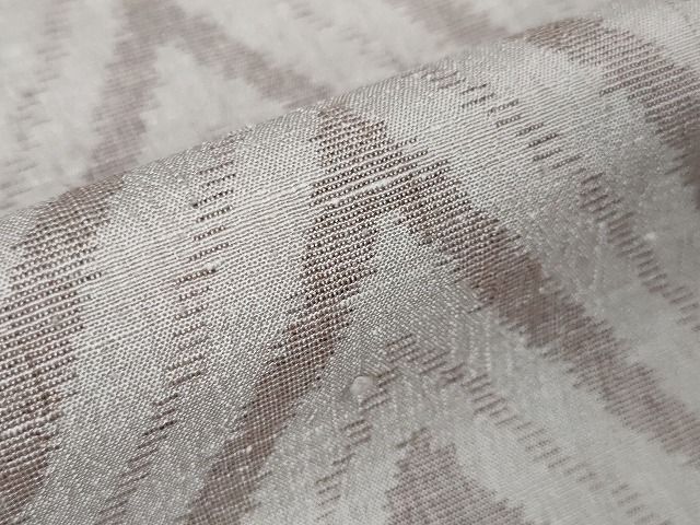 平和屋本店□極上 結城紬 結城縮織 単衣 奥順謹製 はたおり娘 証紙付き