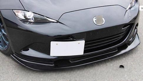 マツダMX5 ND カーボンファイバーODULAフロントリップ マツダバンパー フロントディフューザー フロントバンパー下リップ ZYP29今がチャンス