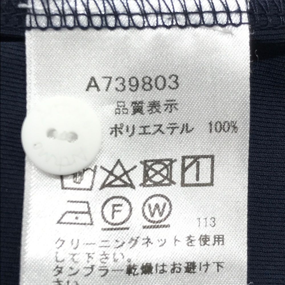 万能 サイズ 38 ARCHIVIO アルチビオ 半袖ポロシャツ プリント ネイビー系 240101454681 ゴルフウェア レディース ストスト