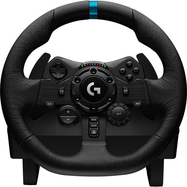 Logitech G923 Driving TureForce Feedback Racing Wheel Shifter付き