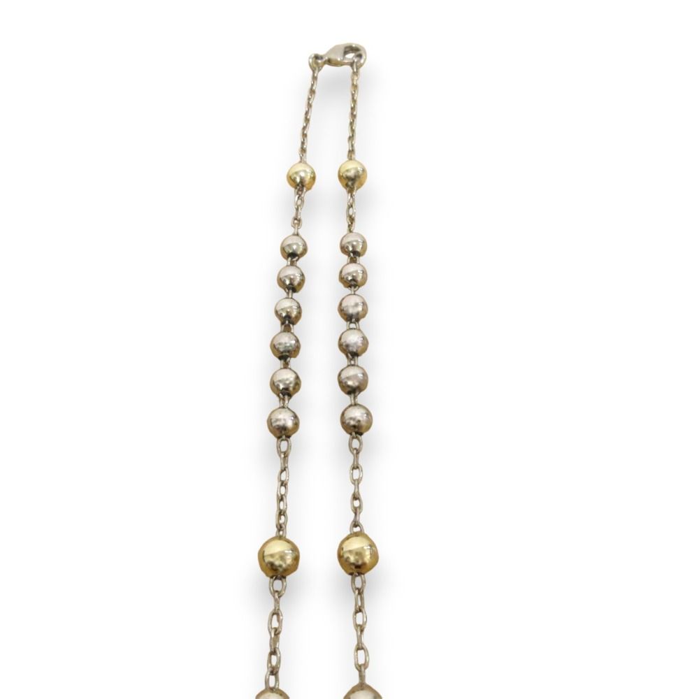 美品 DOLCE&GABBANA ドルチェ＆ガッバーナ ロザリオ ロングネックレス 