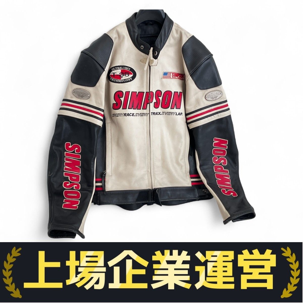 SIMPSON シンプソン ライダース Lサイズ EVERY RACE バイク
