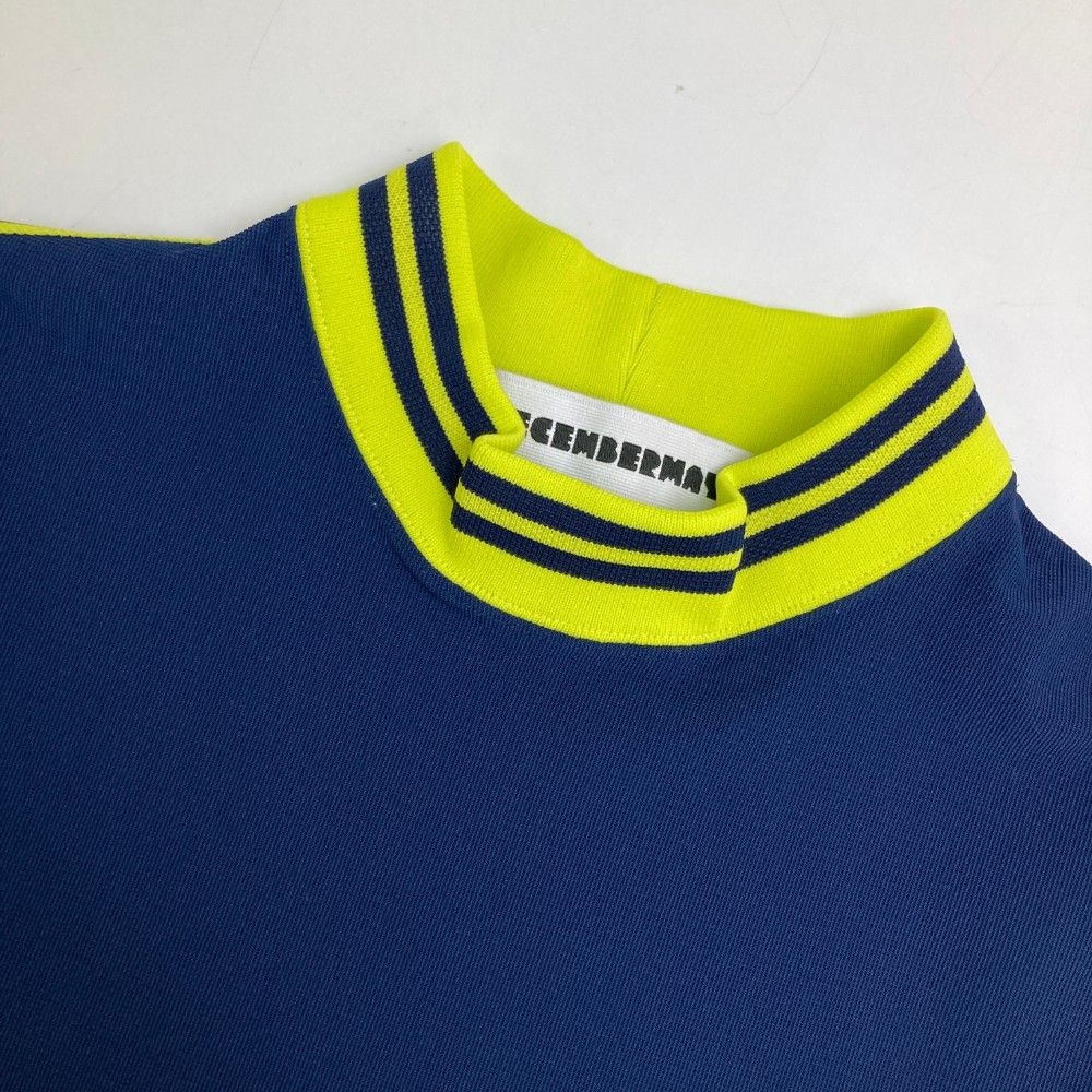 サイズ：M DECEMBERMAY ディセンバーメイ  モックネック長袖Tシャツ  ネイビー系 [240101449892] ゴルフウェア レディース ストスト サイズ：M DECEMBERMAY ディセンバーメイ モックネック長袖T