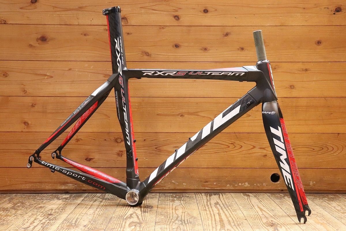 ♥品 タイム TIME RXRS ULTEAM 2012年モデル XXSサイズ カーボン ロードバイク フレームセット 芦屋店