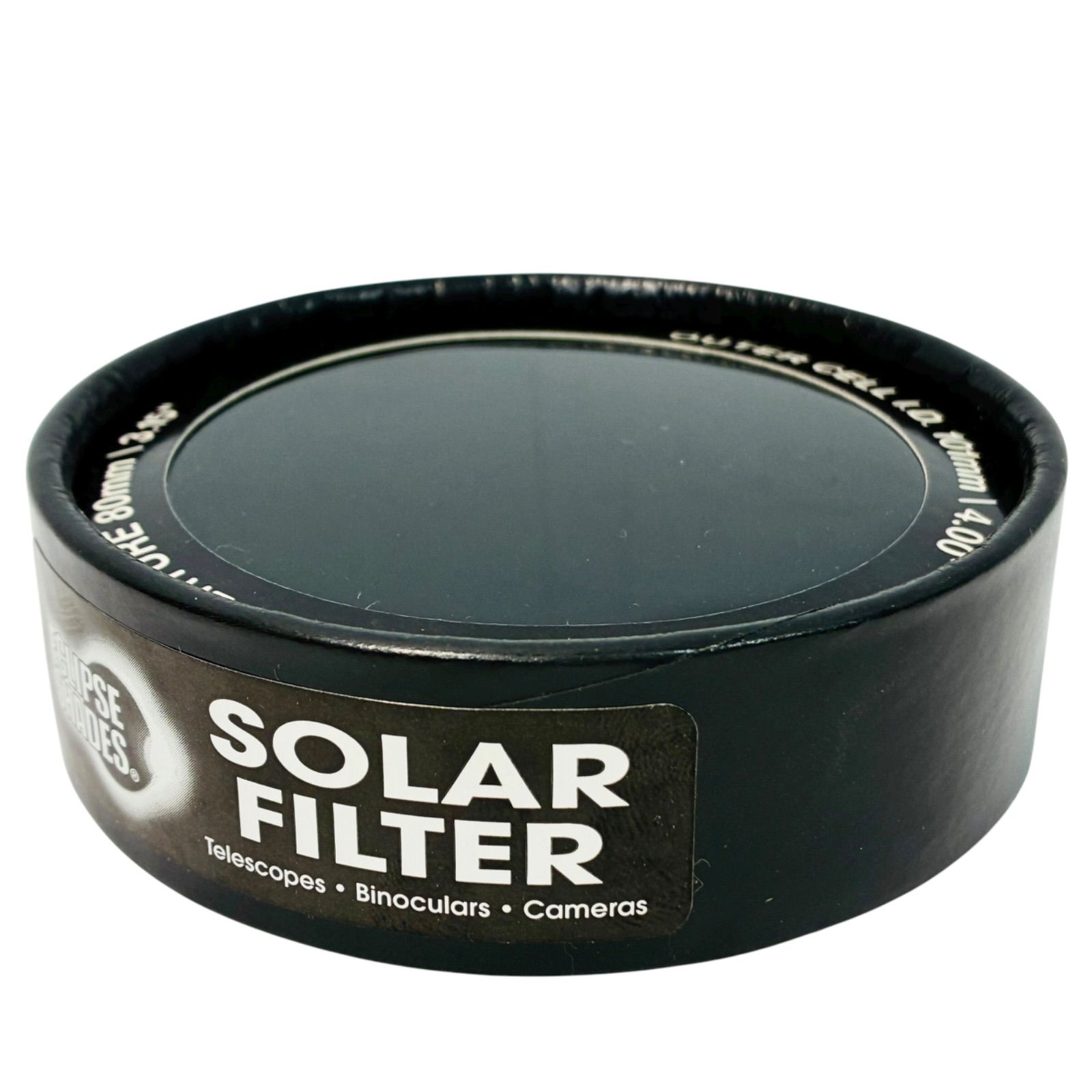 Eclipse Shades Solar Filter 80 mm 太陽観察用 ソーラーフィルター 紙枠タイプ 望遠鏡 双眼鏡 カメラ対応 カメラ用品