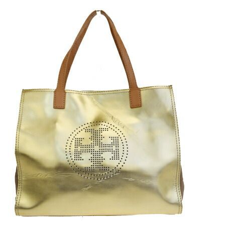極美品】✨Tory Burch 23cm パンチングレザー ゴールド ロゴ 6 mihosan