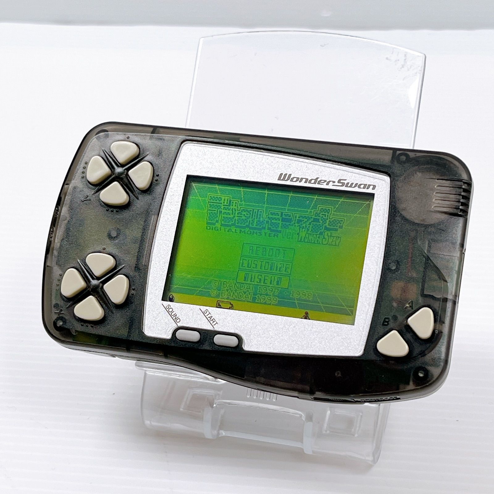 ワンダースワン スケルトンブラック 動作 済み バンダイ BANDAI Wonder Swan Skeleton Black