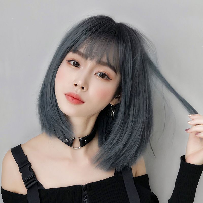 ウィッグ 女性 レディース 髪 かみ ショート かつら フルウィッグ ボブ かわいい 自然 おしゃれ 分け目 バレない 韓国 普段 かわいい 可愛い 医療用ウィッグ qijie67