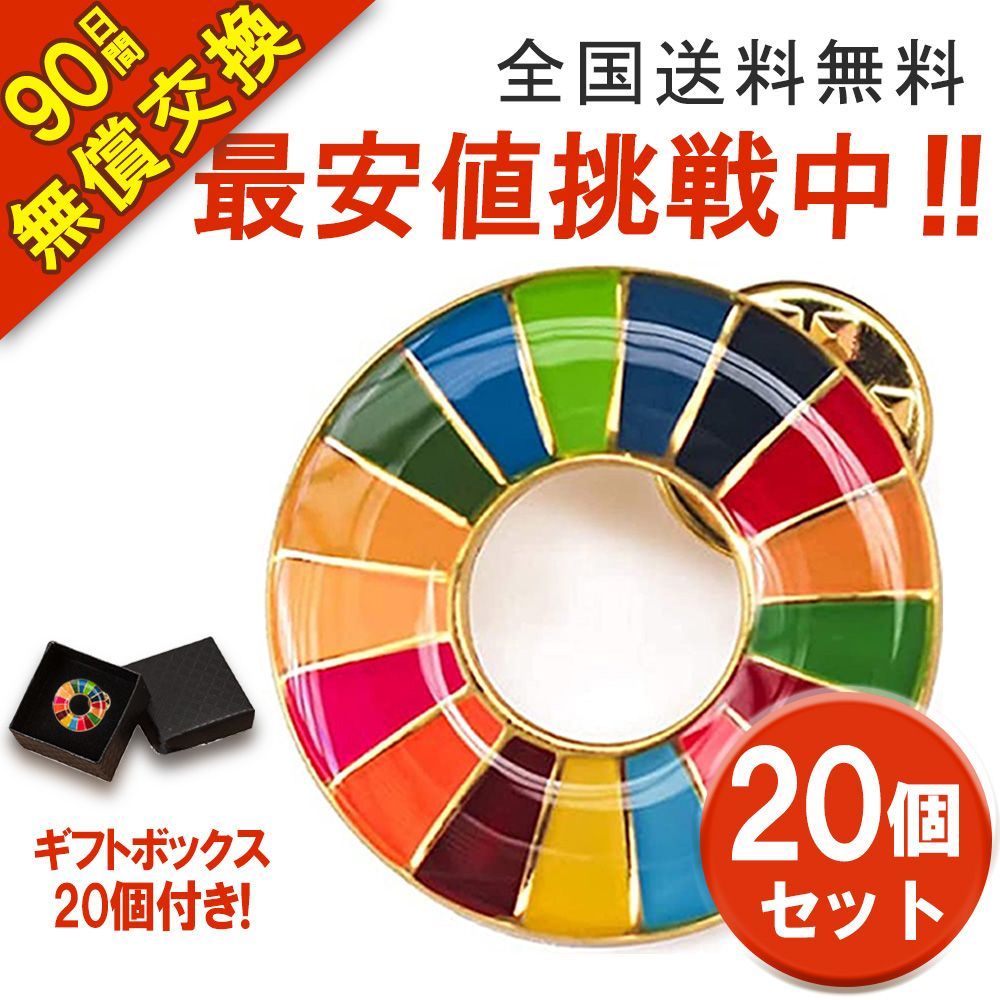 国連 SDGs ピンバッジ 20点セット 新品未使用品-