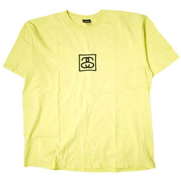 STUSSY ステューシー 22SS SQUARED TEE スクエアーロゴ刺繍T